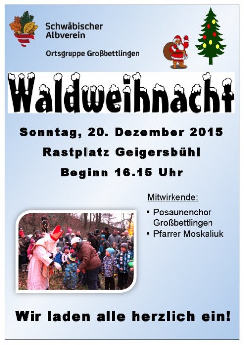 2015 Waldweihnacht A4 -Farbe